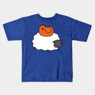 Sheep and Red Chicken Kids T-Shirt